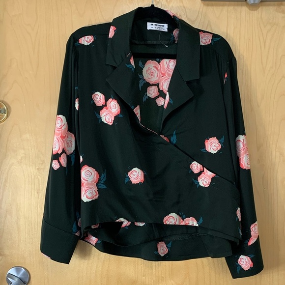 One Teaspoon Quartermaster Floral Kimono Sleeve Top - Picture 5 of 16